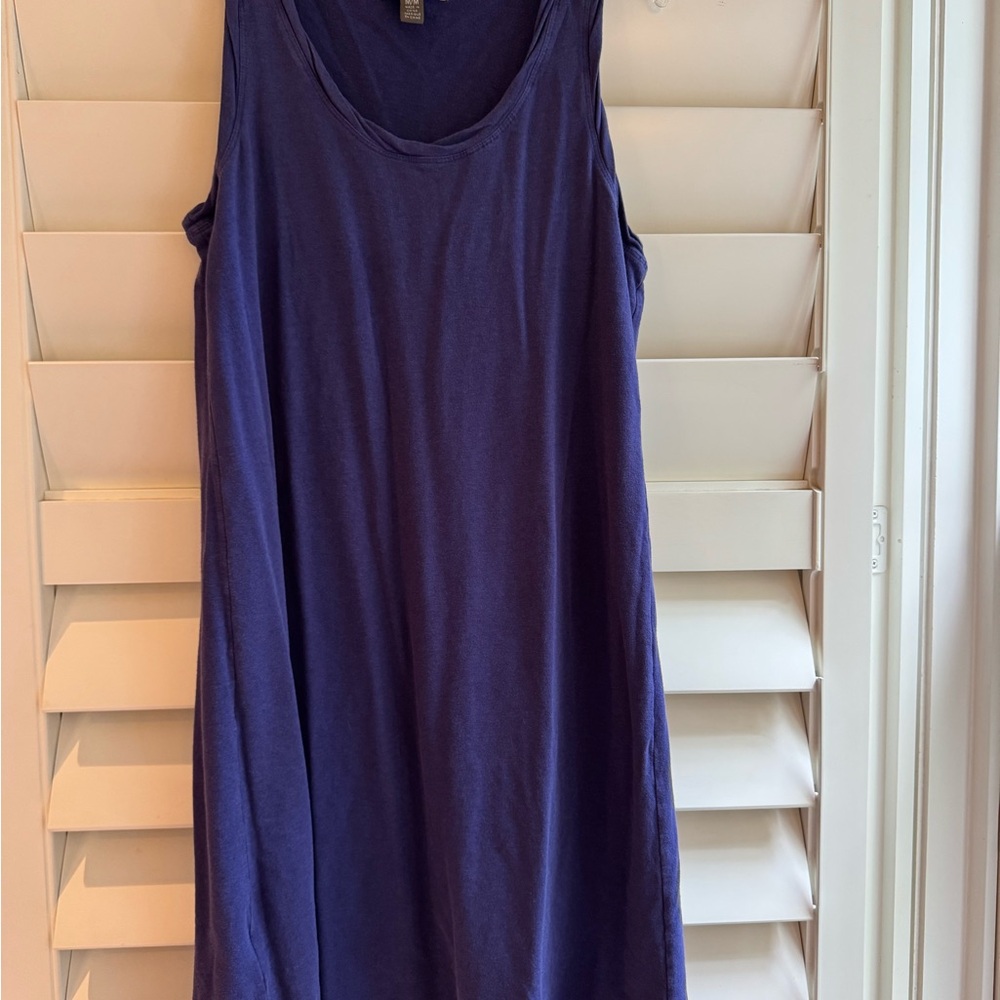 Tommy Bahama Blue Sleeveless Relaxed Tank Top Dress